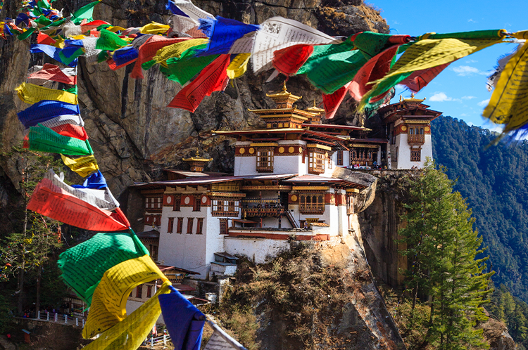 Taktshang Monastery (Tiger's Nest) in Paro, Bhutan