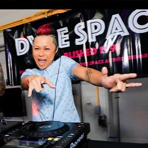 DJ China G spinning